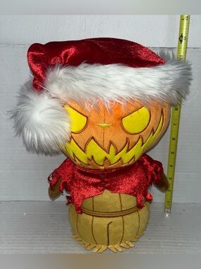 Disney nightmare before christmas Pumpkin King Santa plush Toy 11”